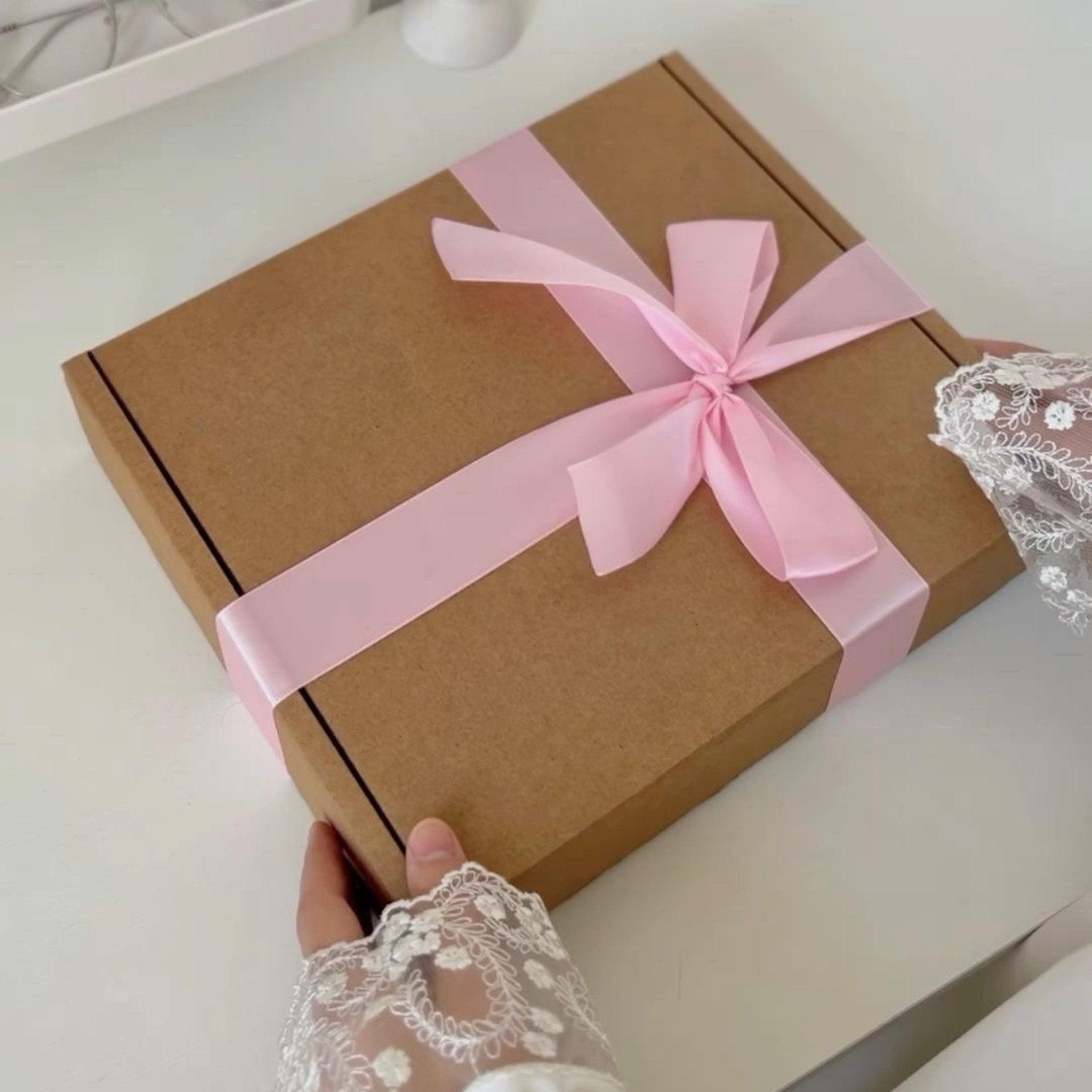 Ribbon on the box