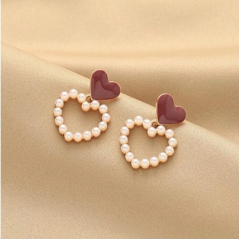 Love Pearl Earrings - Image 3