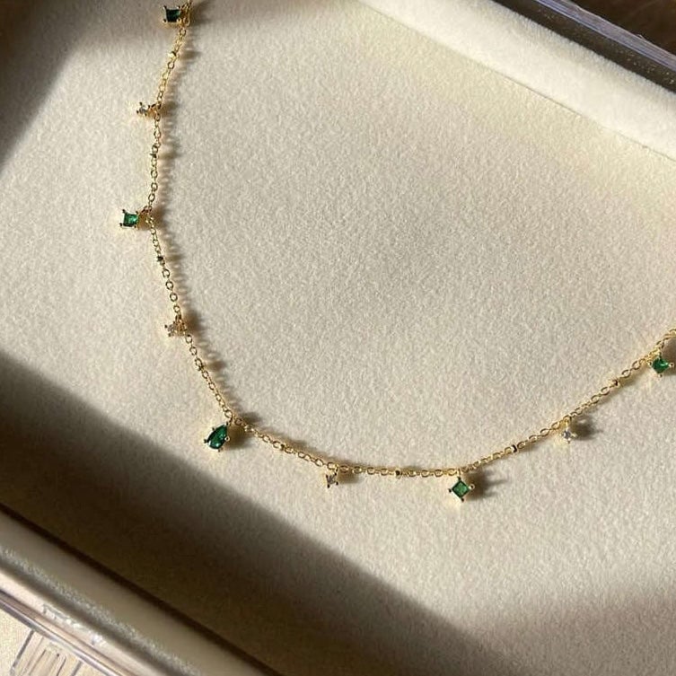 Emerald Stone Necklace - Image 2