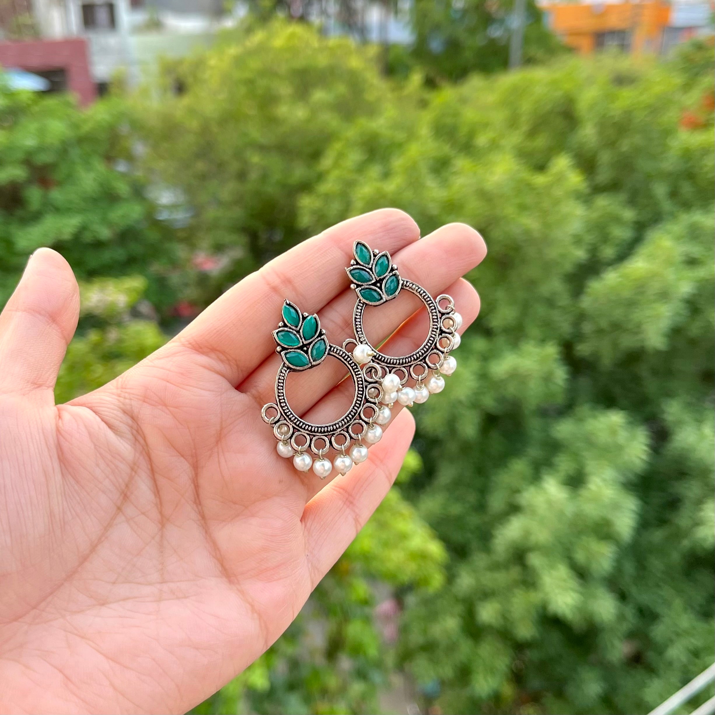 Ashi Ethnic Earrings - Image 2