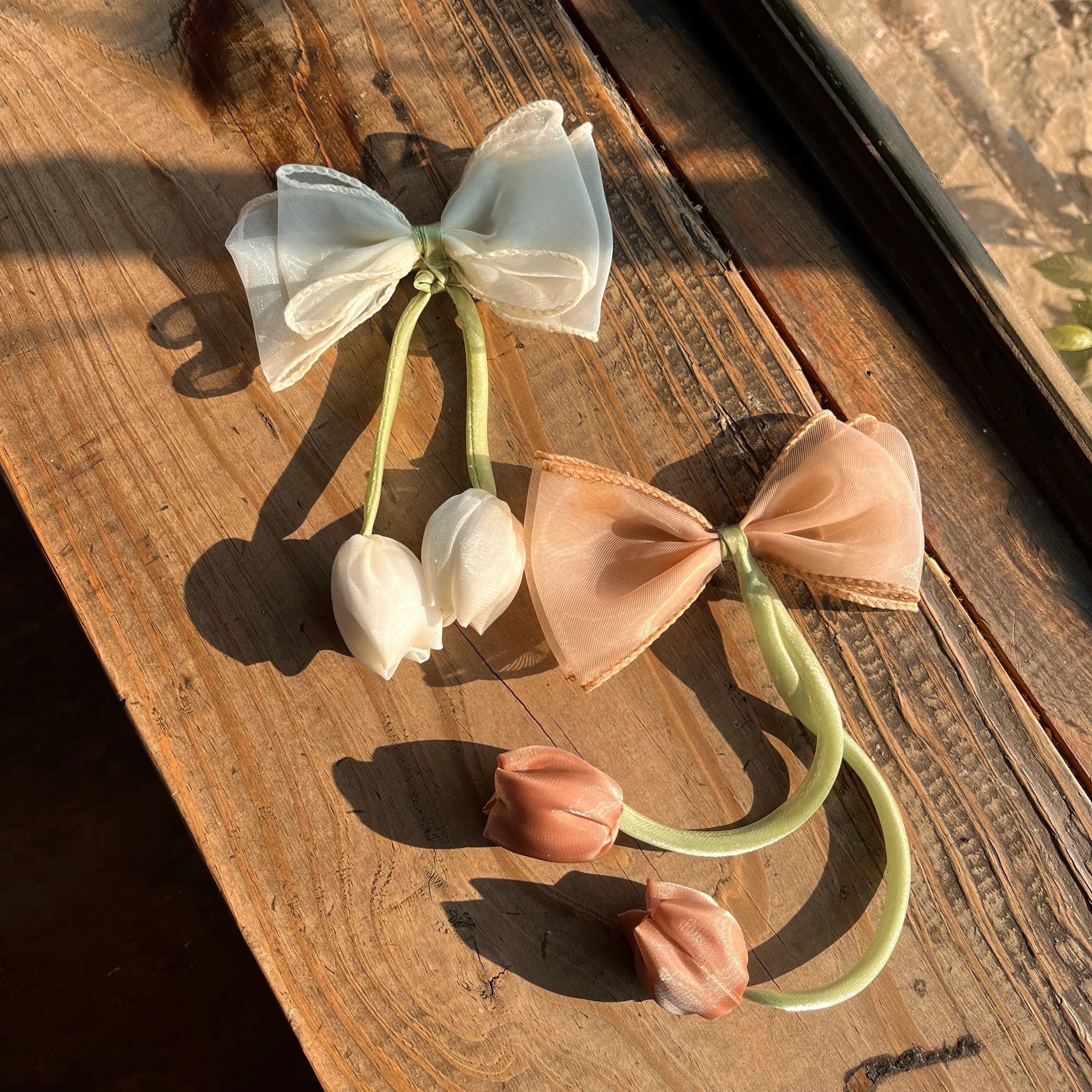 Organza Tulip Bow - Image 4