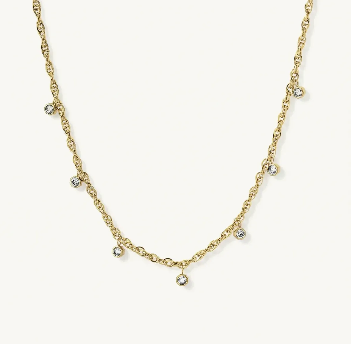 Twisted chain necklace 