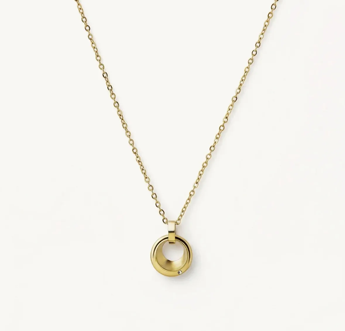 Loop ring necklace 