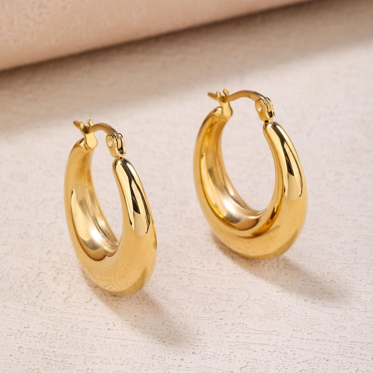 Medium Chunky Hoops - Image 2