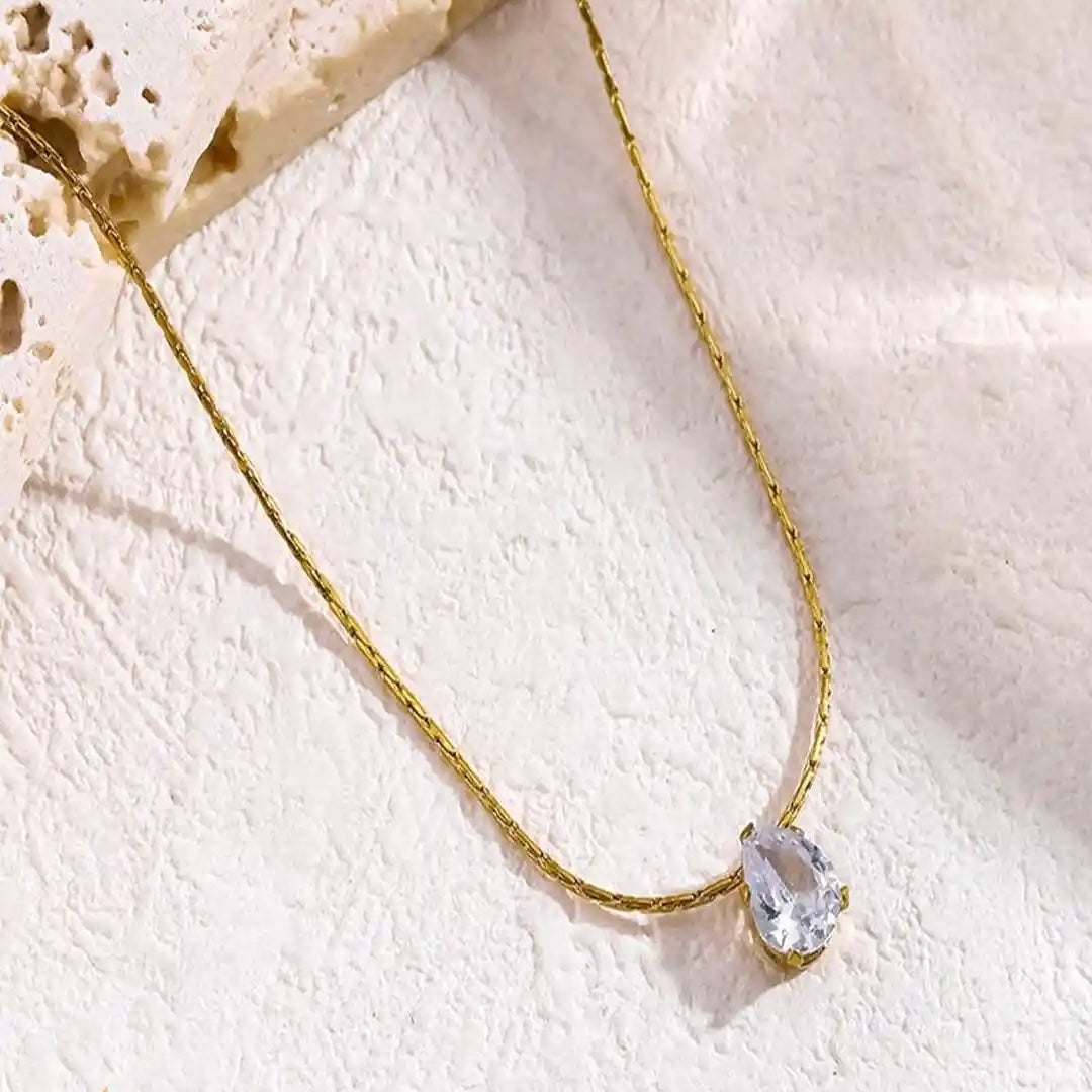 Minimal Stone Pendant