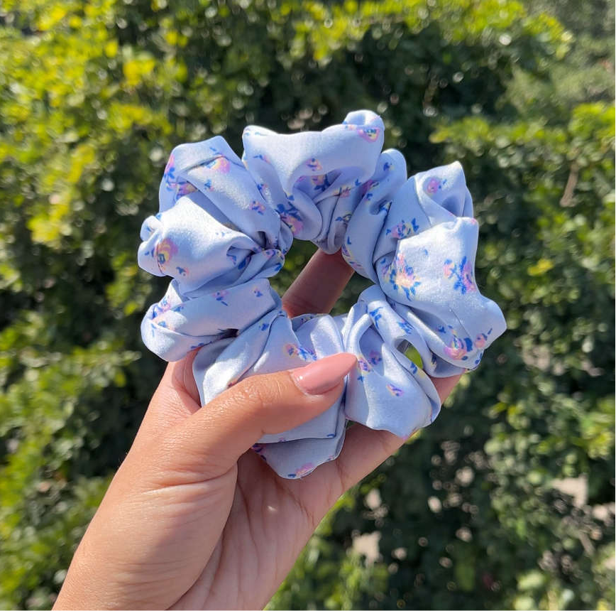 Blue Hue Scrunchie