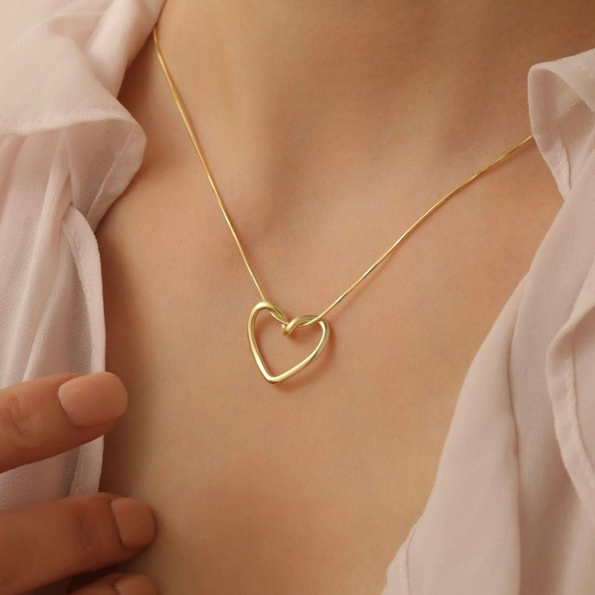 Looped in Heart Pendant