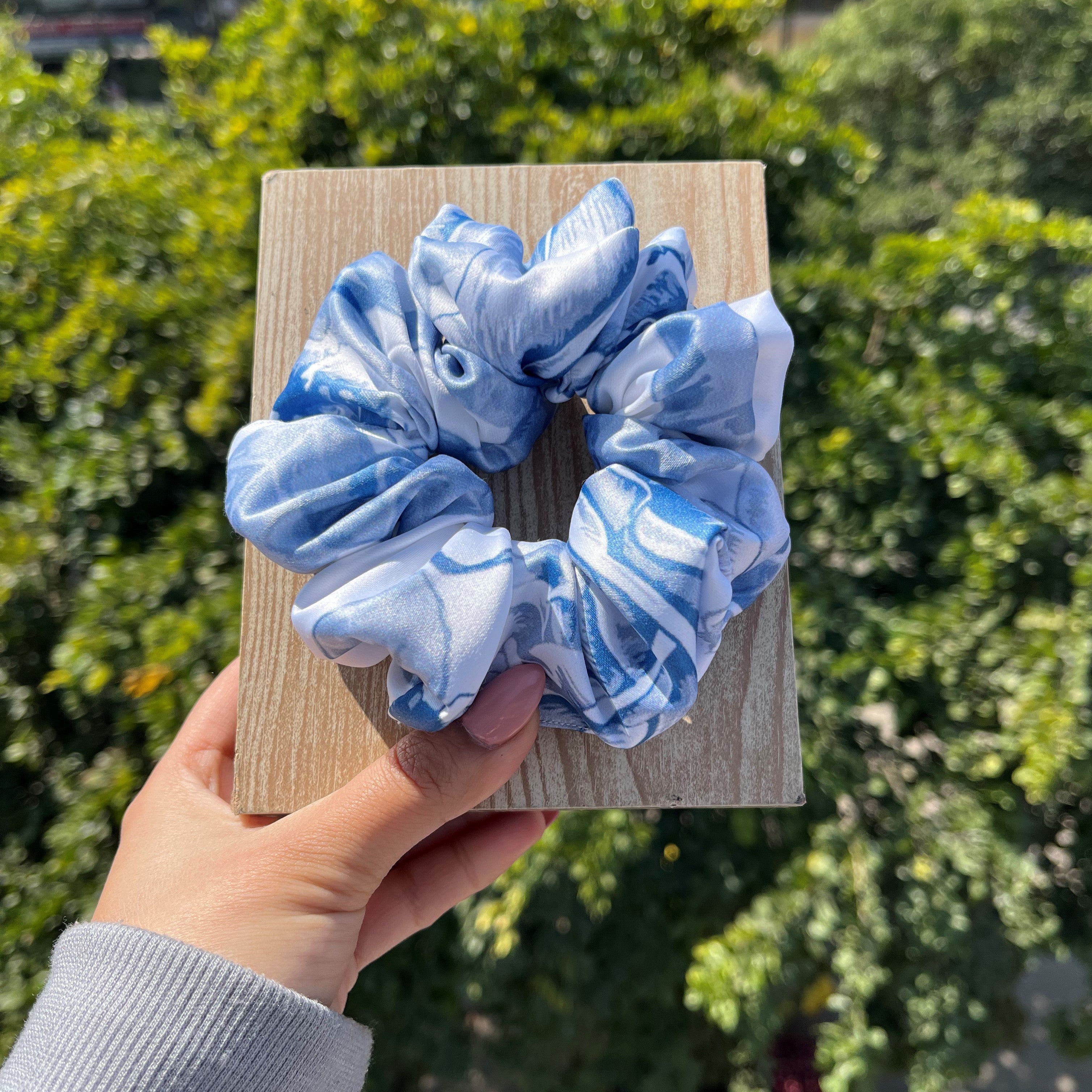 Blue Lagoon Scrunchie