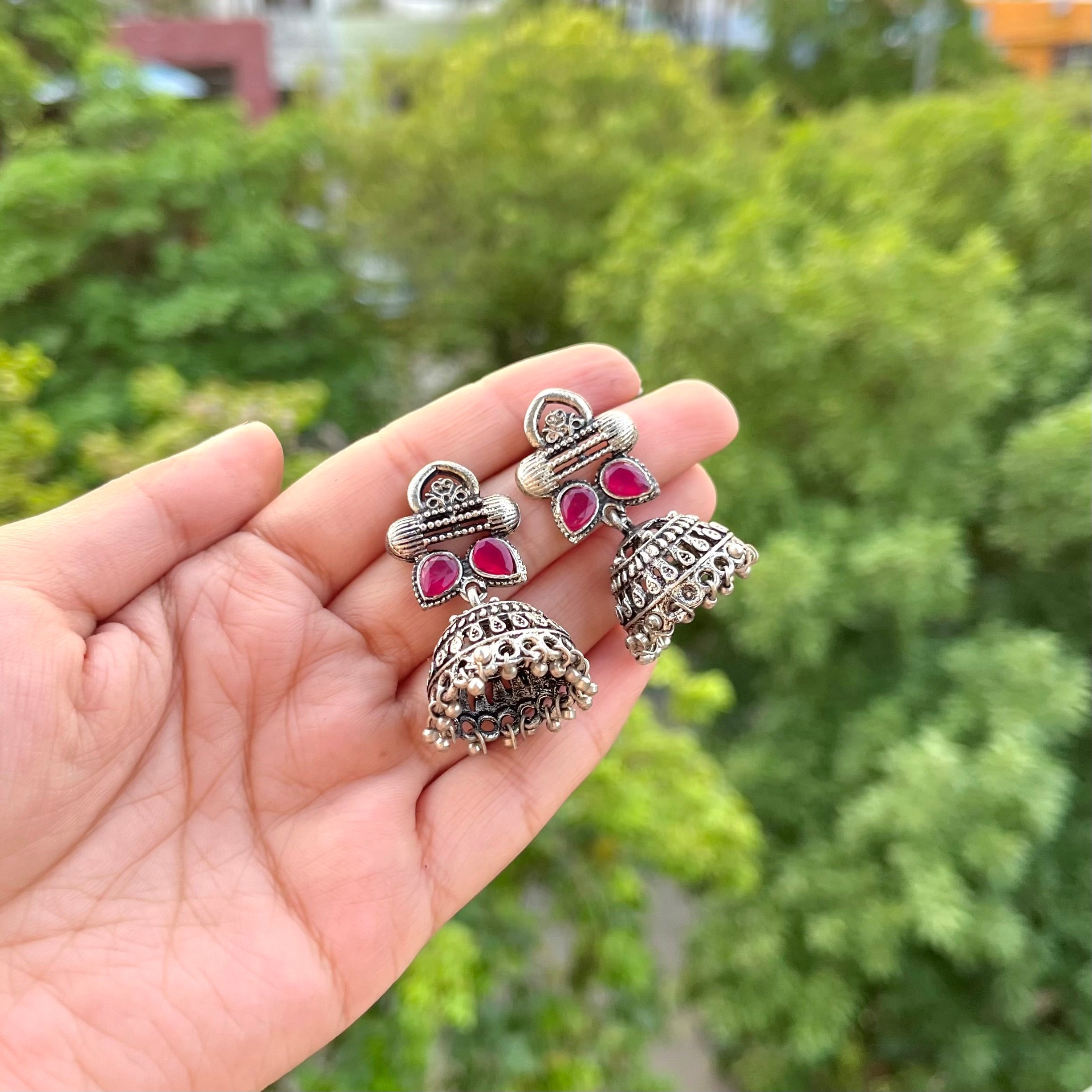 Tanisha Ethnic Earrings - Image 2