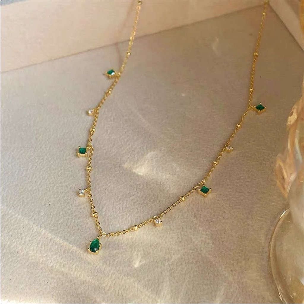 Emerald Stone Necklace