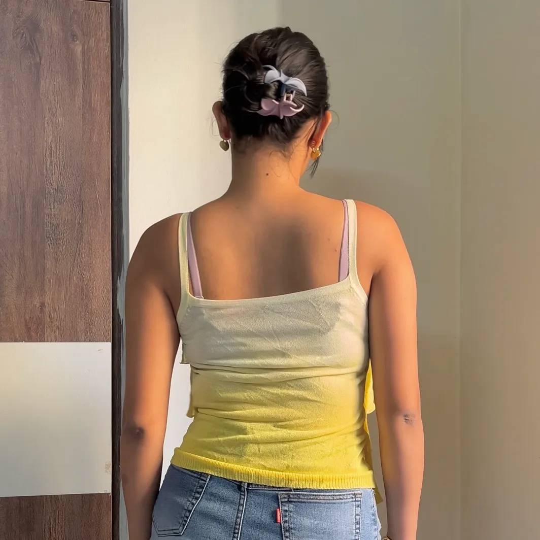 Yellow Frill Top - Image 3