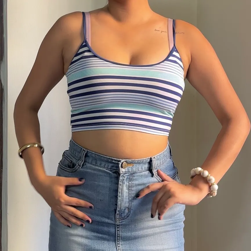 Blue Lined Camisole - Image 2