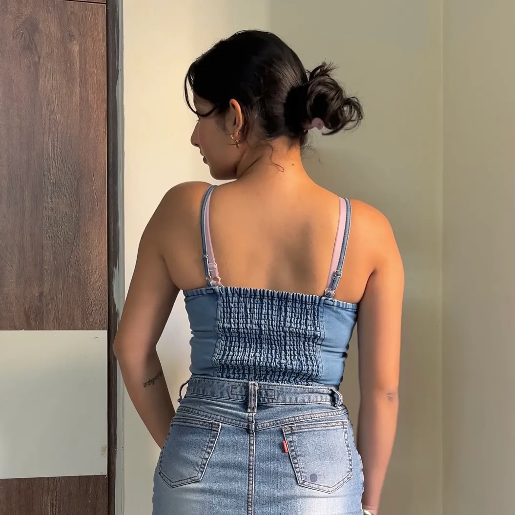 Denim Camisole Top - Image 3