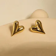 Heart Anti-Tarnish Earrings  - Image 2
