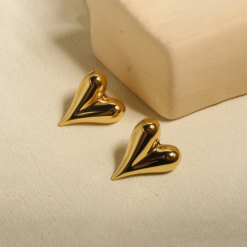 Heart Anti-Tarnish Earrings 